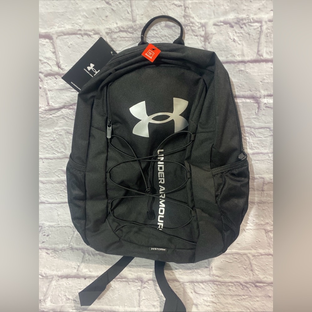NWT Under Armour Hustle Sport Backpack Black